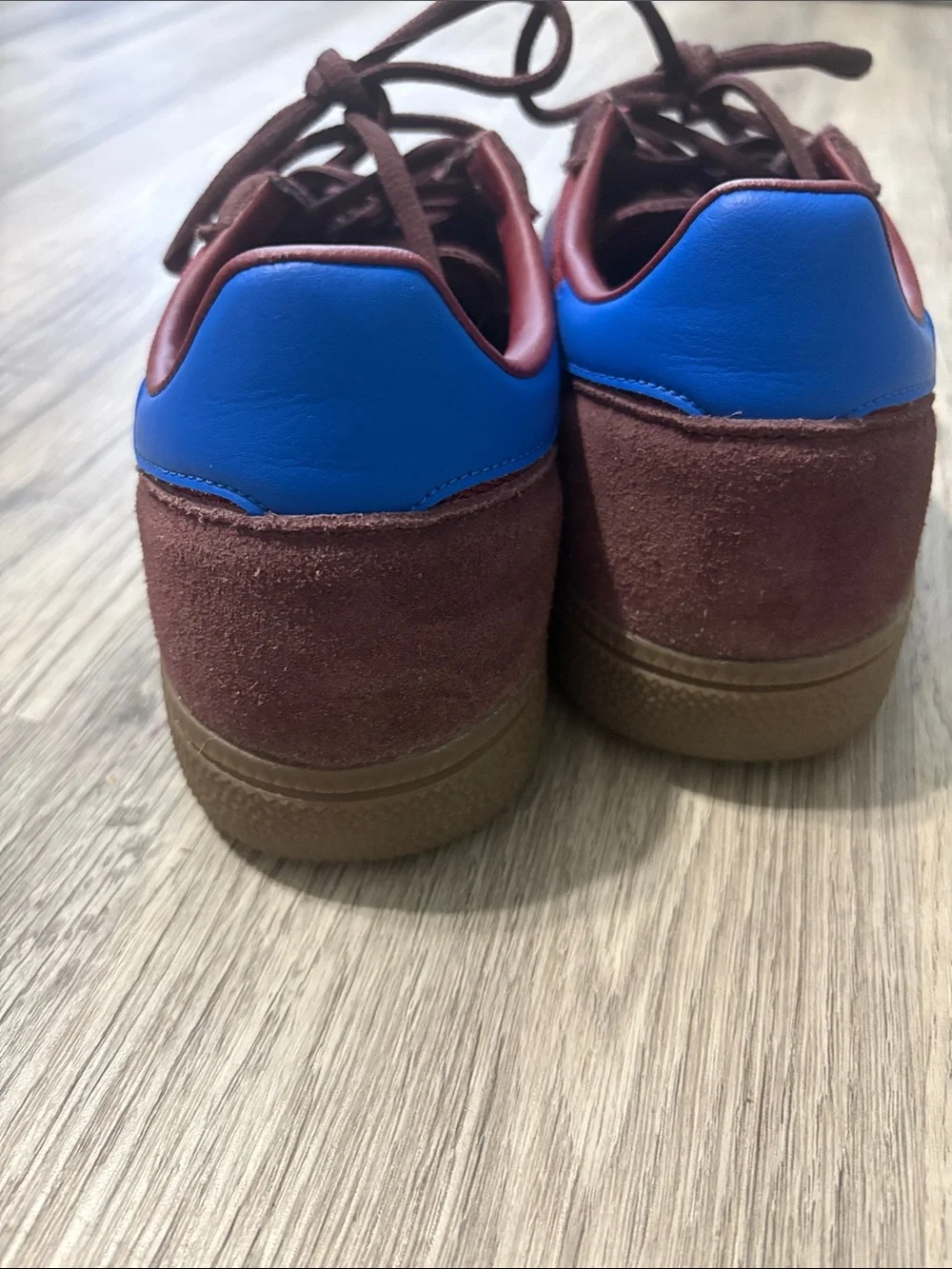 adidas Spezial Shoes Burgundy with Blue Size 9
